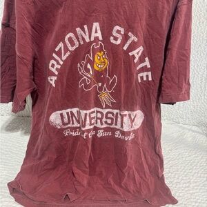 Comfort Colors Maroon Arizona State Tee